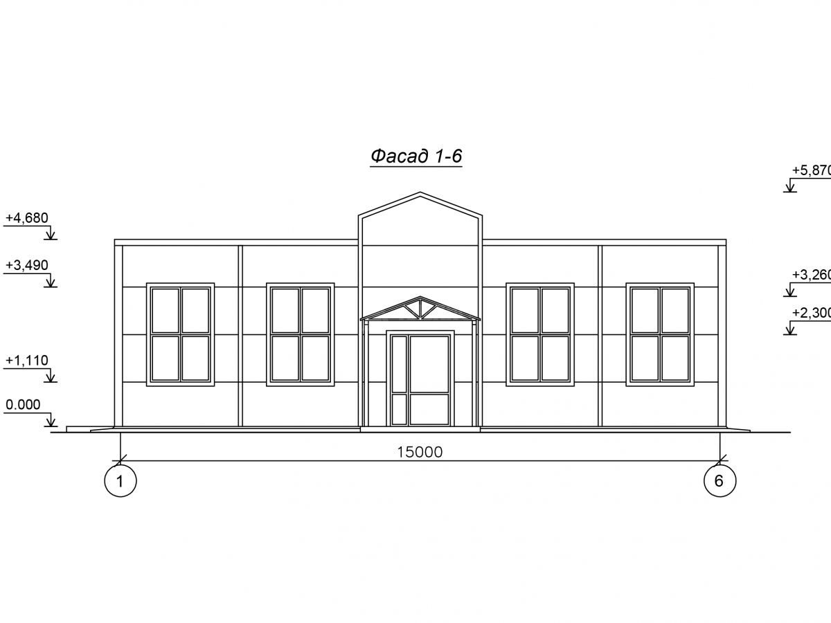 Планировка Кафе-столовая из сэндвич-панелей -  фото 3