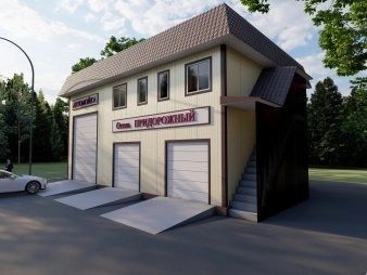 СТО из сэндвич-панелей