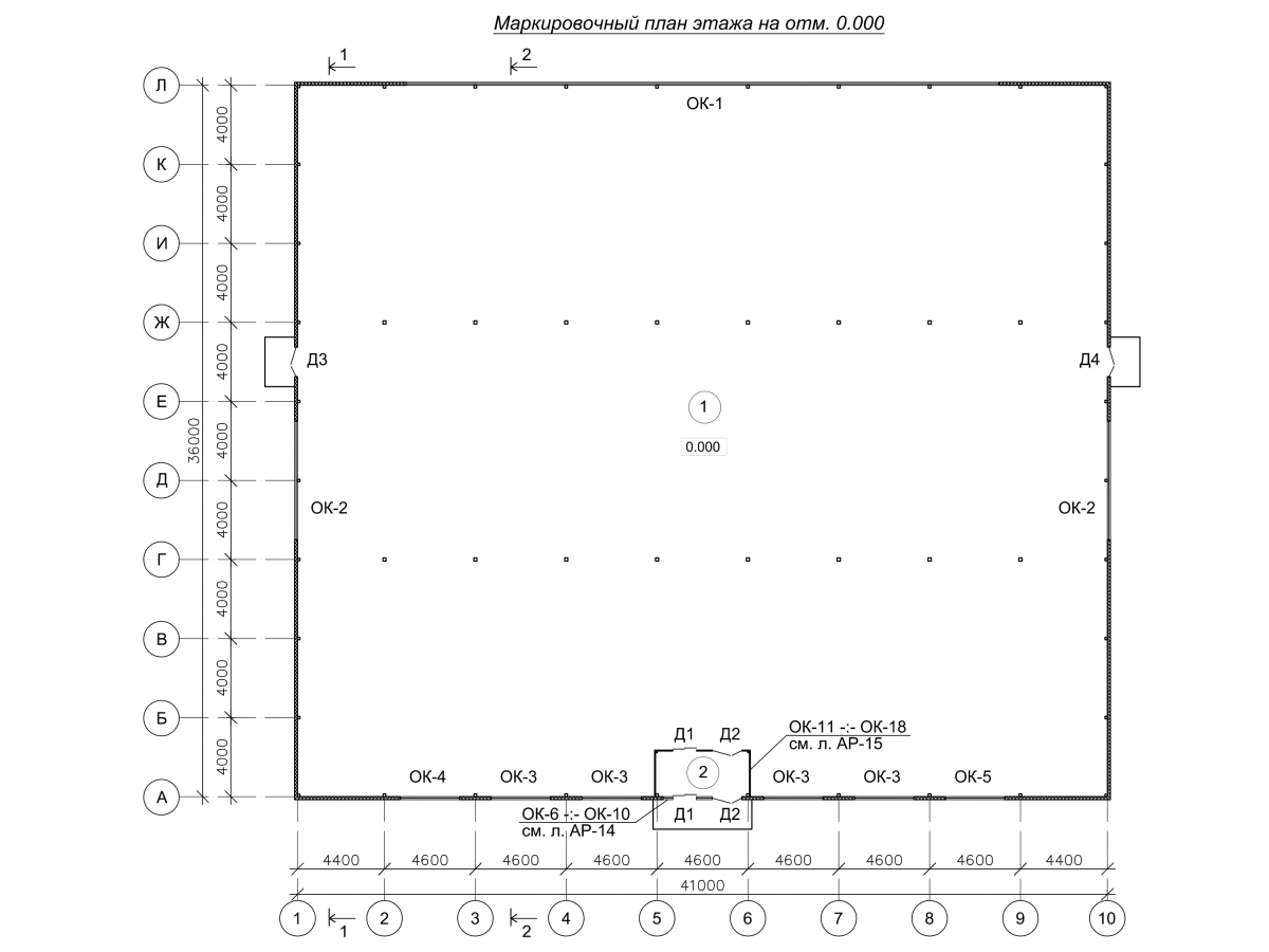 Планировка Детский развлекательный центр из сэндвич-панелей -  фото 1