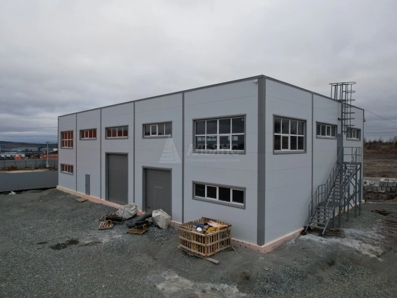 Цех с АБК из сэндвич-панелей - фото 2